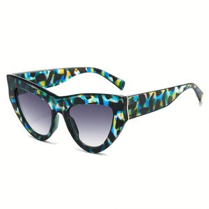 Gafas de Sol Personalizadas con Logotipo 2026, Modernas, para Hombre y Mujer, con Estampado de Leopardo Colorido, Protección UV400, Montura Grande, Estilo Ojo de Gato - Product Image 5