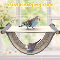 Lit pour animaux de compagnie écologique, hamacs chauds pour animaux, cage suspendue, nid d'oiseau, tapis de lit facile à nettoyer, maison pour oiseaux