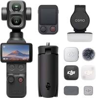 Pour caméra d'action Osmo Pocket 4, capteur CMOS 1 pouce, stabilisation sur 3 axes, vidéo 4K avec suivi du visage
