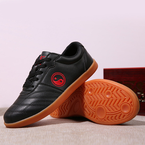 Scarpe da Tai Chi all'Ingrosso, Tomaia in Pelle Sintetica, Suola in Gomma, Sneakers per Allenamento Arti Marziali, Comode Scarpe per Pratica di Kung Fu e Wushu - Product Image 1