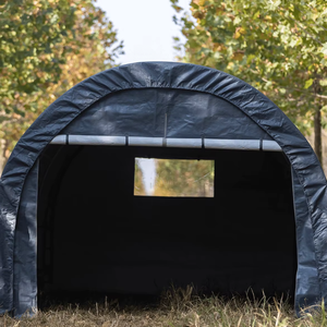 Abri d'auto personnalisé portable pour l'extérieur en PVC PE <span class=keywords><strong>toile</strong></span> métal acier polycarbonate aluminium durable hiver Garage Pergola pour voitures - Product Image 1