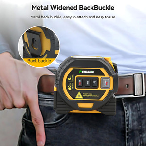 เครื่องวัดระยะเลเซอร์ 2-in-1 แบบดิจิตอล 40 ม. พร้อมตลับเมตรเหล็ก 5 ม. พร้อมเส้นเลเซอร์ตัดกันและวัดมุม สำหรับงานก่อสร้าง - Product Image 5
