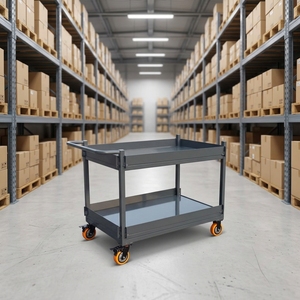 CASE CARTER OEM Container Cage Cargo <strong>Transport</strong> Hand Trolley Metal Rolling Utility Wagon <strong>Cart</strong> with Wheels - Product Image 5