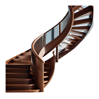 Escalier Courbé pour Projets de Construction – Fournisseur Direct Usine, Vente en Gros, Robuste et Gain de Place