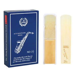 Chuyên nghiệp sức mạnh 2.5 10 cái/hộp sax lau sậy cho Soprano/Tenor/Alto/<span class=keywords><strong>Clarinet</strong></span> Saxophone - Product Image 1