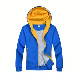 Nouveau sweat-shirt en coton personnalisé unisexe grande taille, coupe ample, à capuche zippée, pour homme, style streetwear épais - Product Image 1