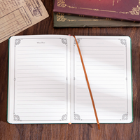 Journal Épais Style Magique Carnet, Couverture Rigide Rétro pour Écriture, Fait Main Écologique pour Étude Bureau Cadeau