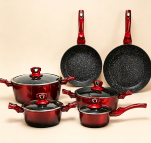 Fabricante Confiable en China de Ollas, Sartenes y Utensilios de Cocina de Aluminio Forjado Antiadherentes con Revestimiento de Granito - Product Image 1