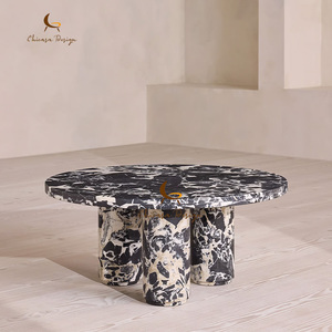 Luxury Coffee Table Living <b>Room</b> Furniture Round Modern Center - Product Image 2