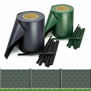 TAK tente Sichtschutzstreifen dekoratif gizlilik çit <span class=keywords><strong>Pvc</strong></span> kaplı kumaş çit bahçe için esnek şerit ekran rulo - Product Image 3