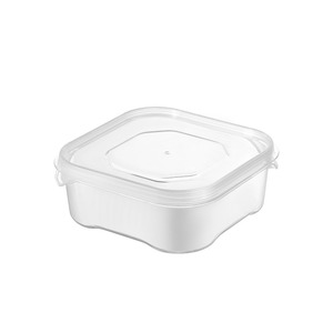 Transparent PP Food Storage Box Rectangle Clip On Lid For Frozen Meat And Vegetables Heatable Fresh Food Preservation 10 Pack - Product Image 2