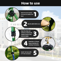 Tripod penyiram rumput Impact untuk halaman