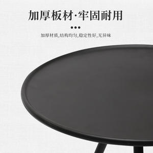 Mesa Plegable Redonda para Exteriores con Soporte de Trípode de Altura Ajustable, Mesa Portátil para Camping con Marco de Acero Inoxidable - Product Image 4