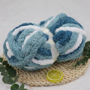 Tricot Coton Biologique Chenille Chunky Shues Stock <span class=keywords><strong>Lot</strong></span> Chenille Vert Chunky 3cm Coton Crochet Set Bras Fil À Tricoter - Product Image 1