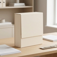 Boîte en papier rigide personnalisée avec couvercle et base pour pot de crème cosmétique