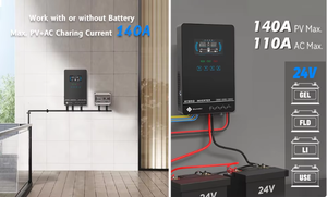 <span class=keywords><strong>Inversor</strong></span> Solar Híbrido con Pantalla Táctil de <span class=keywords><strong>4kw</strong></span> 6kw 24VDC 48VDC a 100~120VAC 150A MPPT de Salida Única en Oferta - Product Image 4