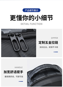 Mochila <span class=keywords><strong>Slim</strong></span> para Laptop à Prova d'Água com Carregamento USB, OEM ODM, Expansível, Antifurto, para Homens, Mochila de Negócios - Product Image 6