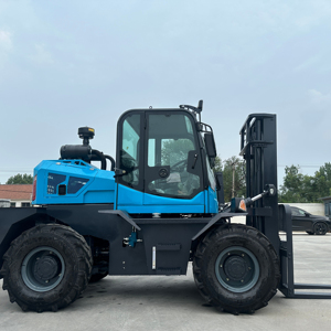 Carretilla elevadora articulada de combustión interna 4x4 de 3,5 T con altura de elevación de 3m para construcción y Lumberyard 1 año de garantía - Product Image 3