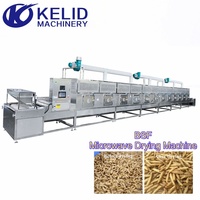 Séchoir industriel CE à séchage rapide pour larves BSF en acier inoxydable 304, machine de séchage par micro-ondes pour insectes croustillants et gonflés