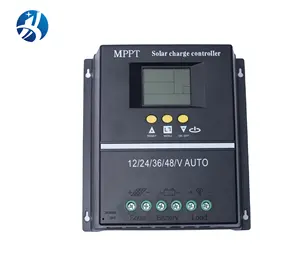 Contrôleur de charge solaire 100A MPPT 12V 24V 36V 48V écran LCD panneau PV batterie régulateur intelligent pour plomb-acide/lithium
