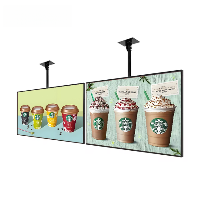 43 Inch LCD Wall-Mounted Digital Poster with Built-In CMS for Restaurant & Fast Food Advertising Display and Graphics