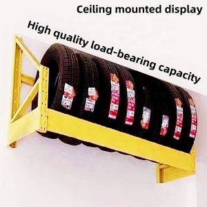 Supporto Metallico Personalizzato a Singolo o Doppio Strato per Soffitto o Parete del Garage, per Ruote e Pneumatici di Camion, <span class=keywords><strong>Moto</strong></span> e <span class=keywords><strong>Auto</strong></span> - Product Image 4