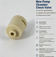 Pièces de rechange CIJ compatibles KGK KB-HGN0703 : Nouvelle chambre de pompe et clapet anti-retour