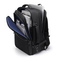 Grand sac à dos de voyage d'affaires en nylon imperméable unisexe, sac de week-end, sac de voyage avec fermeture éclair antivol USB, polyester, 24L