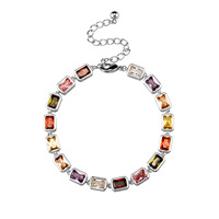 Bijoux rétro à la mode DIY vintage 18K Glod bijoux en diamant colorés cultivés en laboratoire pour femmes filles