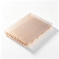 Plaque de polycarbonate alvéolaire gaufrée de qualité supérieure, résistante aux chocs et aux charges de neige, pour toit de carport