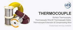 ชนิด K <span class=keywords><strong>J</strong></span> N E <span class=keywords><strong>T</strong></span> S B R เซ็นเซอร์อุณหภูมิสูงเทอร์โมคัปเปิลสายไฟ/สายชดเชยรูปทรงกลมแบน - Product Image 2