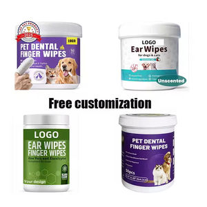 Limpiador de Oídos para Perros y Gatos con Diseño de Logotipo Personalizado, Toallitas Limpiadoras de Oídos para Mascotas, Sin Perfume - Product Image 2