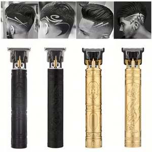 Máquina Cortapelos Profesional Recargable de Acero Inoxidable con Pantalla en Inglés, NUEVA, para Uso Doméstico y en Hoteles, para Cortar el Cabello y la Barba - Product Image 5