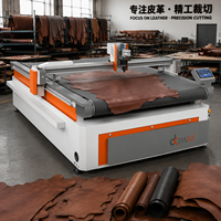 Máquina de Corte de Cuero Automática de Venta Directa de Fábrica Industrial, Máquina de Corte con Cuchilla Vibratoria CNC para Defectos