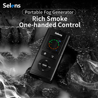Machine à fumée portable Selens, mini générateur de fumée sans fil avec télécommande pour la photographie et les effets spéciaux