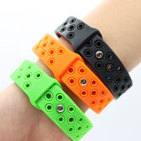 Bracelet NFC réglable avec trou, bracelet RFID en silicone 13,56 MHz, gestion des membres clients, gestion des patients à l'hôpital