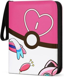 Amazon Best selling Pokemon Game Trading Card Folder with Elastic 400 Pockets Photo Album Custom Game Card PU Binder