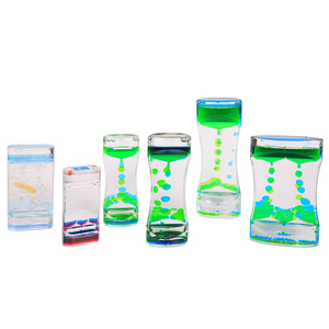 Lot de 5 sabliers liquides colorés, jouets sensoriels anti-stress pour l'<span class=keywords><strong>autisme</strong></span> et le TDAH - Product Image 6