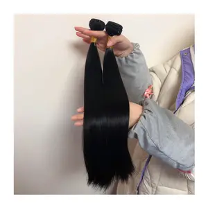 Full Cuticle Aligned Raw Unprocessed Hair Weft, Cheap Virgin Indian Hair Extension, Mink 12A Double Drawn Hair Bundles