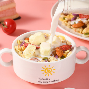 Mezcla Instantánea de Granola <span class=keywords><strong>con</strong></span> Semillas de Chía, Yogur, Frutas, <span class=keywords><strong>Cereales</strong></span>, Frutos Secos y Avena, Desayuno Nutritivo Sin Cocinar, Lata de 400g - Product Image 3