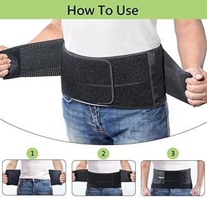 Immediate Relief Back Brace for <strong>Lower</strong> Back <strong>Pain</strong> Herniated Disc <strong>Scoliosis</strong> Breathable Lumbar Support Pad <strong>Lower</strong> Back Protection - Product Image 3