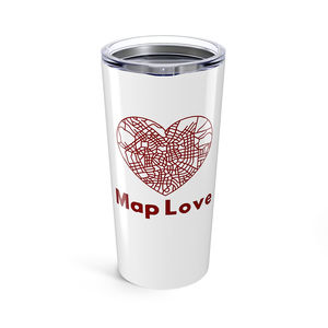 Cartografia Map Love 20oz Tumbler cartografia GIS ispirato Drinkware avventura & viaggio - Product Image 4