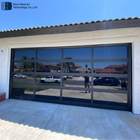 Ce verre trempé automatique approuvé/Pc/portes de garage en verre en aluminium pour Villa Shop Store