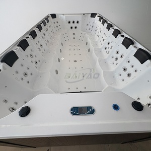 Bain à remous de luxe en acrylique blanc pour hôtel, piscine, <span class=keywords><strong>spa</strong></span>, 16 <span class=keywords><strong>places</strong></span>, hydrothérapie, jacuzzi extérieur - Product Image 1