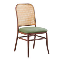 Chaise de salle à manger en osier avec accoudoir de salon design paon moderne intérieur/extérieur jardin plage cuisine hôtel utilisation plastique rotin mariages