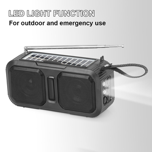 HS-3845 Original Wholesale Outdoor Speaker <b>Solar</b> <b>Panel</b> Rechargeable Blue Tooth Speaker - Product Image 4
