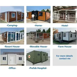 2-3 phòng ngủ mở rộng container nhà 20ft prefab Tiny nhà di chuyển đúc sẵn gấp phòng <span class=keywords><strong>EPS</strong></span> vật liệu cho căn hộ sử dụng - Product Image 3