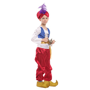 Costume de <span class=keywords><strong>Prince</strong></span> Arabe pour Enfants, Roi Égyptien, Cosplay de Fête d'Halloween, Fournisseurs Grossistes, 4-12 Ans, BPCS-009 - Product Image 4