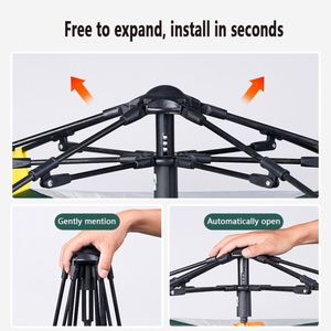 Tentes de camping modernes à double couche ultra légères entièrement automatiques en tissu Oxford imperméable pour l'extérieur, livraison rapide - Product Image 3