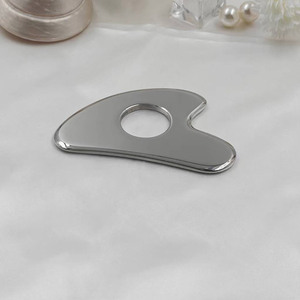 Outil Gua Sha en métal personnalisé, planche <span class=keywords><strong>de</strong></span> raclage en acier inoxydable pour massage du <span class=keywords><strong>visage</strong></span>, appareil <span class=keywords><strong>de</strong></span> soin <span class=keywords><strong>de</strong></span> la peau et <span class=keywords><strong>de</strong></span> beauté - Product Image 6